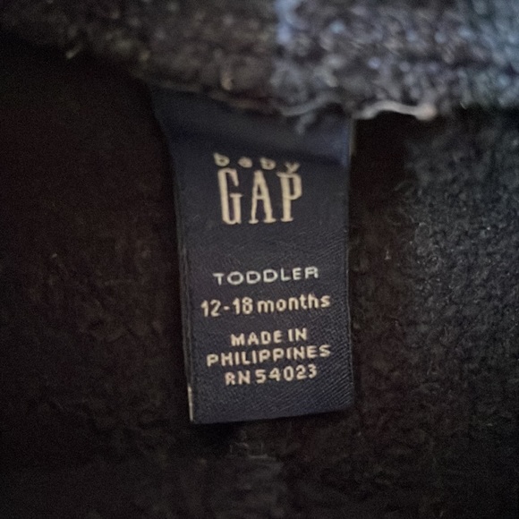 Gap 12-18 month Sweatpants navy blue pink and white - Picture 3 of 4